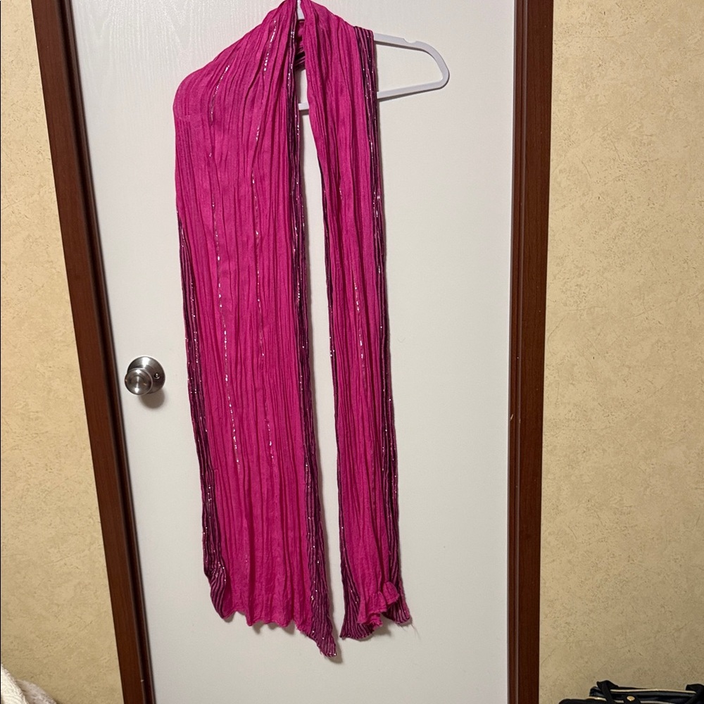 Vibrant Pink Scarf